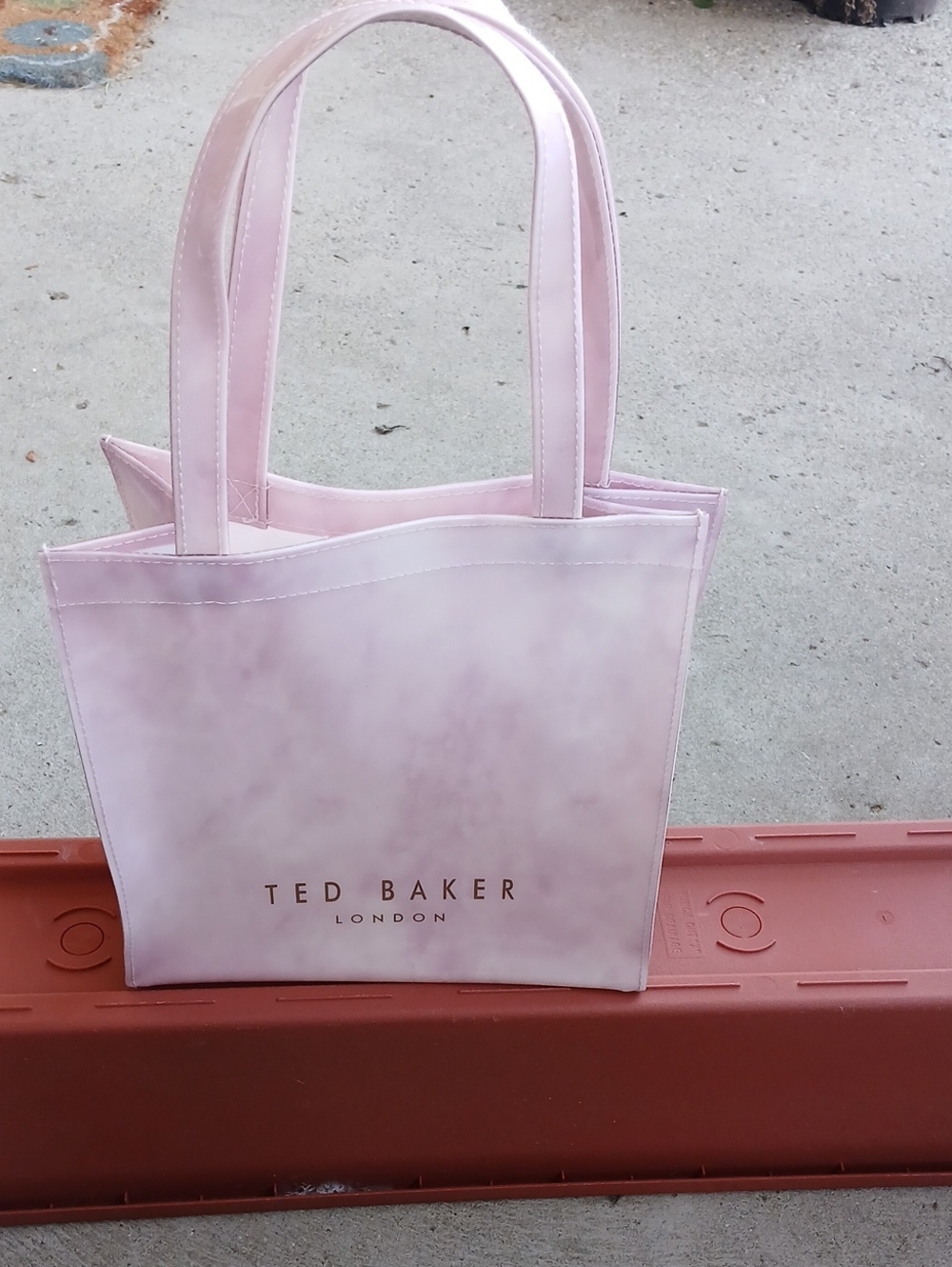Ted Baker Light Pink Tote Bag with Gold Logo
